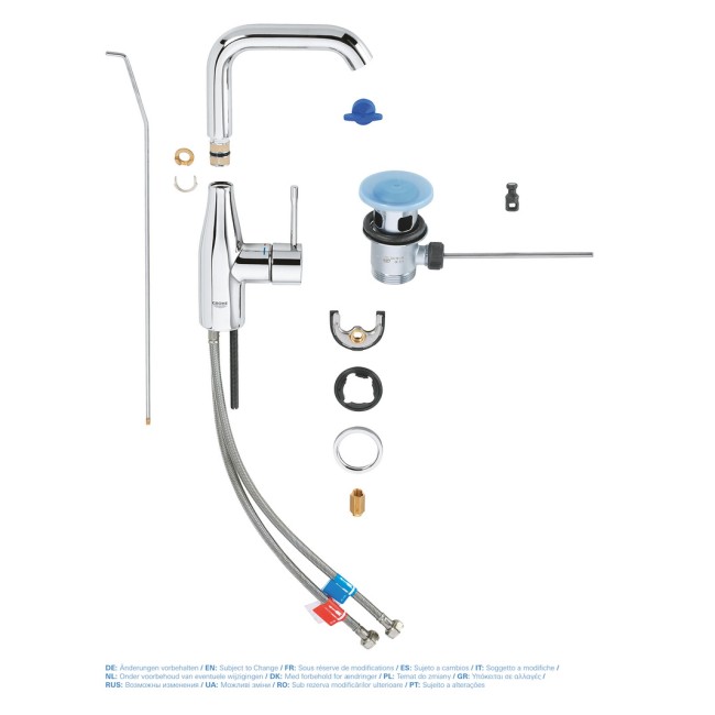 Grohe Essence Смеситель однорычажный для раковины L-Size (32628001)
