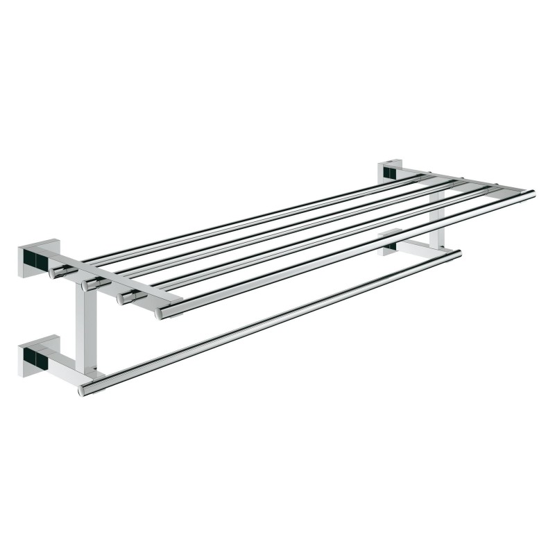 Grohe Essentials Cube Полка для полотенец с дополнительной горизонтальной штангой, 600 мм (40512001)