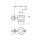 Grohe Essentials Cube Дозатор для жидкого мыла с держателем (40756001)