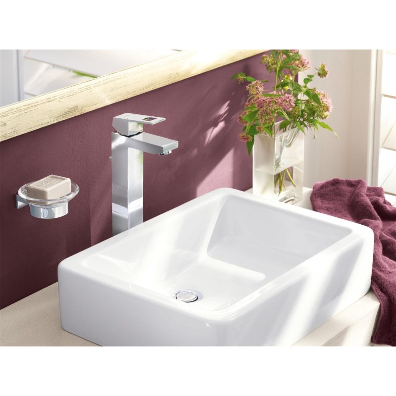 Grohe Essentials Cube Мыльница настенная с держателем (40754001)