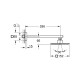 Grohe Euphoria Cube 150 Верхний душ с душевым кронштейном 286 мм, 1 режим струи (26073000)