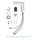 Grohe Eurosmart Cosmopolitan E Инфракрасная электроника для раковины со смесителем (36327001)