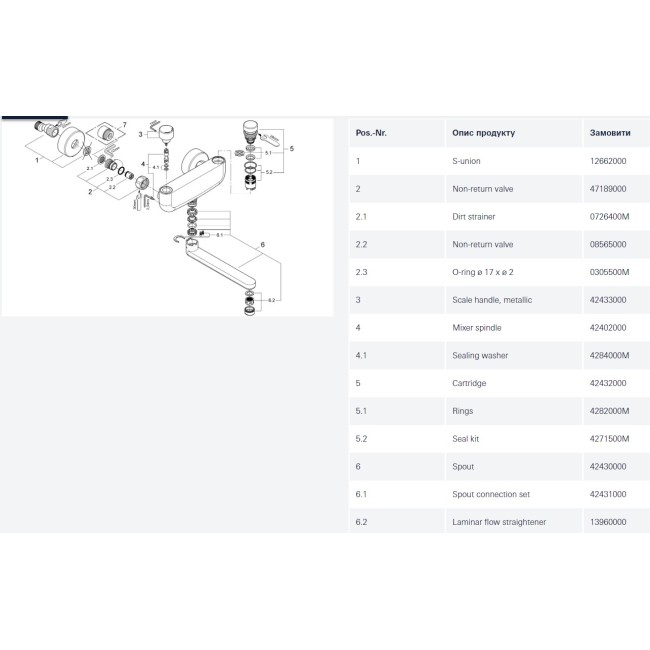 Grohe Eurosmart Cosmopolitan T Змішувач для раковини, нажімний, зі змішуванням (36319000)