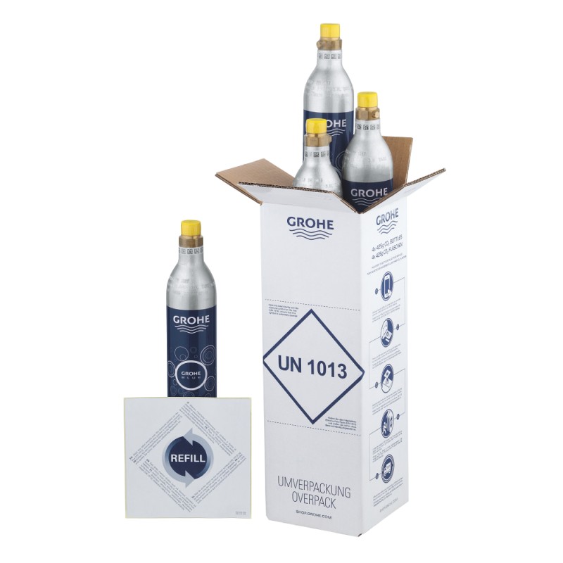 Grohe Blue баллоны с углекислым газом CO2, 4 шт. (40422000)