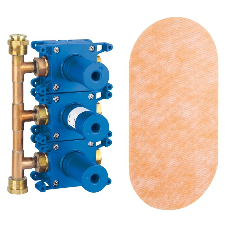 GROHE SPA Rapido C Встраиваемый вентиль на три выхода (35031000)