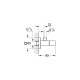 Grohe Eurocube Угловой вентиль 3/8 дюйма (22012000)