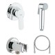 Grohe Набор 4 в 1 для туалета (гигиенический душ, смеситель скрытого монтажа, держатель, шланг) (28512001)