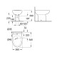 Grohe Керамика Bau Биде напольное (39432000)