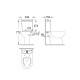 Grohe Bau Ceramic Смывной бачок наружного монтажа (39436000)