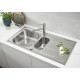 Grohe Мийка для кухні 983 x 513 мм з ексцентриком, 2 чаши, матова (31569SD0)