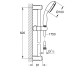 Grohe New Tempesta 100 Душевой гарнитур, 2  режима струи (27598001) Grohe New Tempesta 100 Душевой гарнитур, 2  режима струи (27598001)