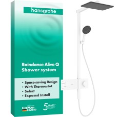 Душова система hansgrohe Raindance Alive Q 210/340 2jet з ShowerSelect Comfort, 24590700 білий матовий