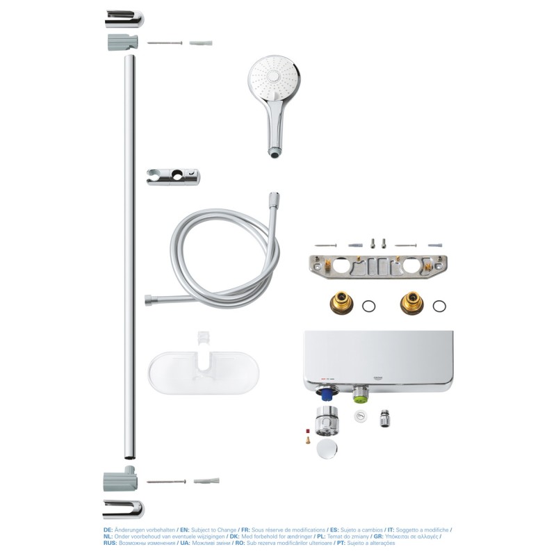 Grohe Термостат для душа GROHE GRT SmartControl и душевой гарнитур Euphoria 110 Massage (34721000)