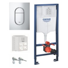 Grohe Rapid SL в сборе, для подвесного унитаза (кнопка Arena Cosmopolitan S)  (39504000)