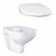 Grohe Подвесной безободковый унитаз GROHE Bau Ceramic с сиденьем з микролифтом (NW0005)