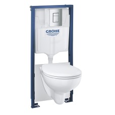 Grohe Комплект Bau Ceramic, инсталляционная система с подвесным унитазом (39586000)