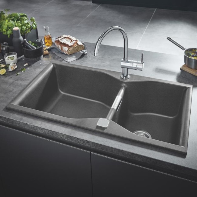 Grohe Мийка для кухні 900 х 500 мм, Granite Grey (31658AT0)