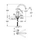 Grohe BauLoop Смеситель однорычажный для мойки (31232001)