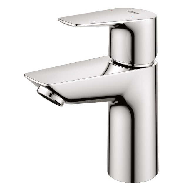 Grohe BauEdge New Смеситель однорычажный для раковины S-Size + нажимной донный клапан
 (23895001)