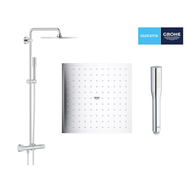 Grohe QuickFix Vitalio Joy System 230 Душевая система с термостатом для настенного монтажа (26365000)