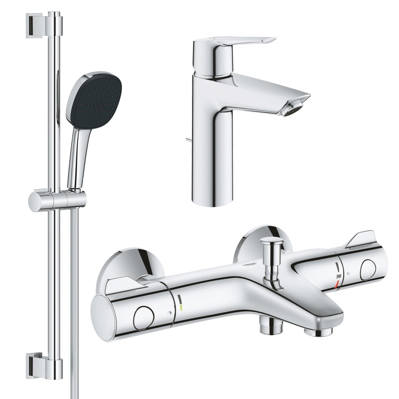 Grohe Комплект смесителей QuickFix Start 3 в 1 для ванны (UA202304TS)