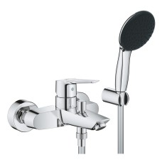 Grohe QuickFix Start Однорычажный смеситель для ванны + душевой набор (25283002)
