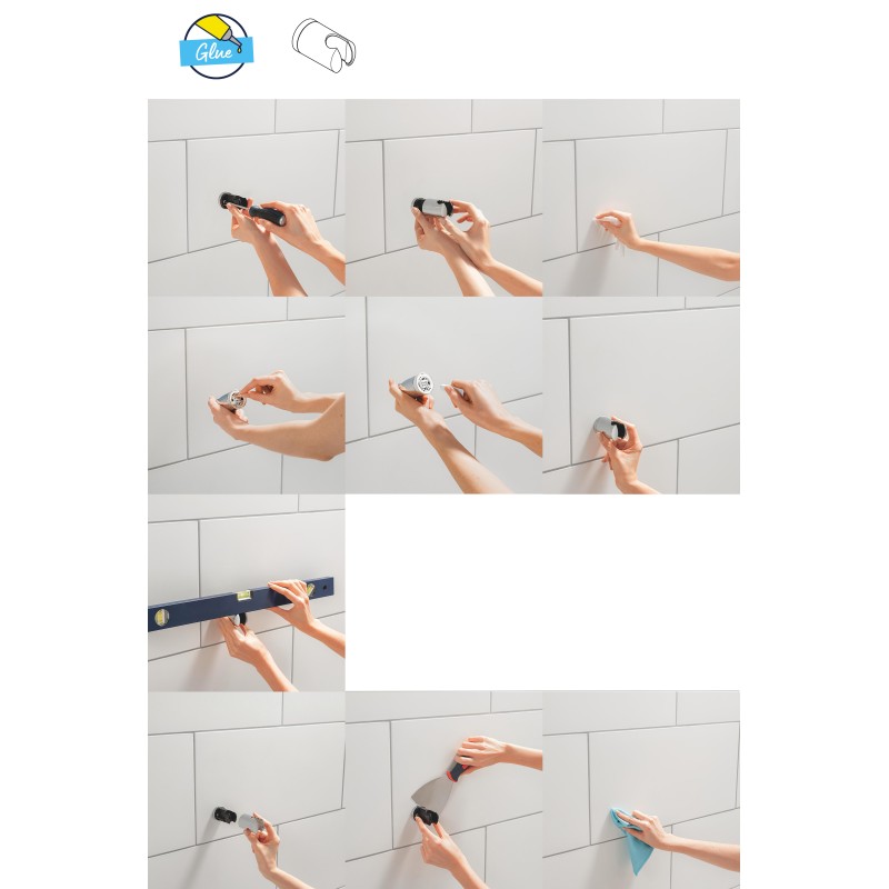 Grohe QuickFix Start Однорычажный смеситель для ванны + душевой набор (25283002)