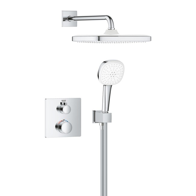 Grohe Grohtherm Прихована душова система з Tempesta 250 Cube (1039950000)