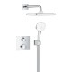 Grohe Grohtherm Прихована душова система з Tempesta 250 Cube (1039950000)