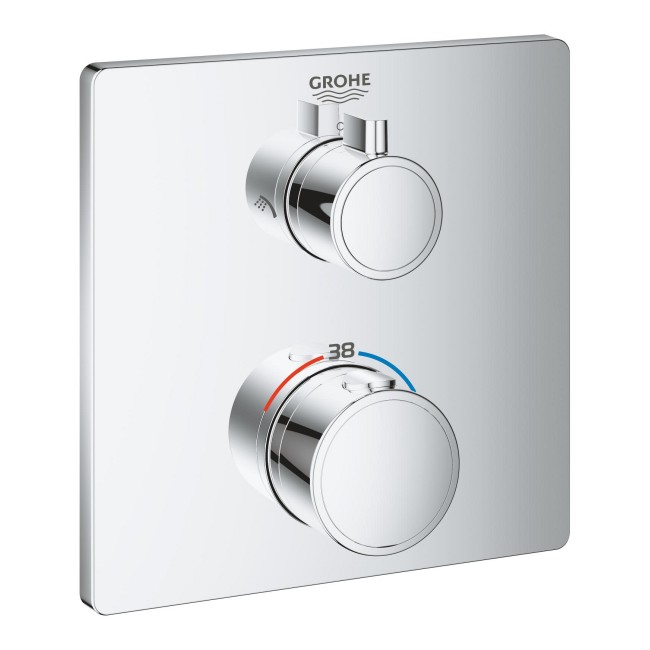 Grohe Grohtherm Прихована душова система з Tempesta 250 Cube (1039950000)