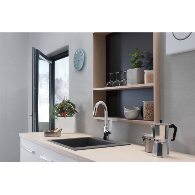 Мойка для кухни hansgrohe S51 S510-F450, Concrete Grey 43312380