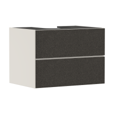 Тумба Xevolos E 780/550, з 2 шухлядами для столешні з вирізом посередині, 54188660 Sand Matt Beige