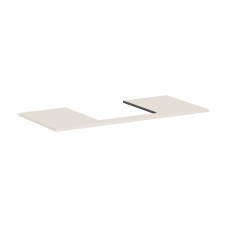 Консоль 1180/550 Xilesa E з вирізом посередині для накладної раковини, 54271780 Sand Matt Beige