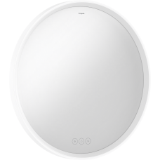 Зеркало Xarita S 700/700 с LED подсветкой и датчиком прикосновения, белый матовый 54982700