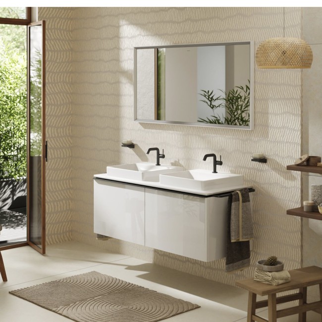 Накладний умивальник 500/480 Xelu Q без отвору під змішувач, без переливу, 61015450 з покриттям SmartClean