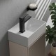 Умывальник 360/250 hansgrohe Xevolos E с отверстием слева, без перелива, SmartClean 61087450