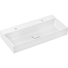 Умивальник 1000/480 Xevolos E з двома отворами під змішувач, без переливу, 61110450 з покриттям SmartClean