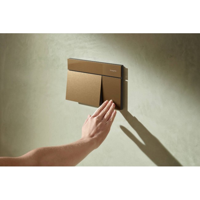 Змивна клавіша hansgrohe iFrame Element E 66003140, бронза шліфована