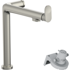 Змішувач hansgrohe Aqittura M91 FilterSystem 240 для кухонної мийки, під сталь 76804800