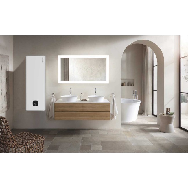 Водонагреватель бытовой электрический Atlantic Vertigo Steatite WI-FI 100 ES-MP0802F220-S WD (2250W) white