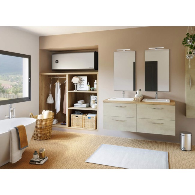 Водонагреватель бытовой электрический Atlantic Vertigo Steatite WI-FI 100 ES-MP0802F220-S WD (2250W) silver