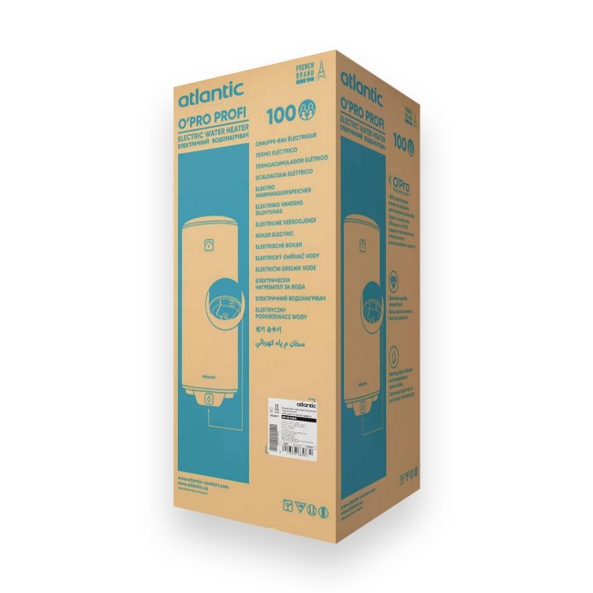 Водонагреватель бытовой электрический Atlantic OPro Horizontal HM 100 D400S (1500W)