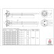 Тэн радиаторный 1 1/4" 1,2 кВт,L=305мм  резьба правая
