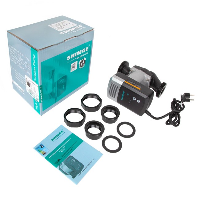 Насос циркуляційний Shimge APM 32-10-180, 220 В 0,12 кВт Н 10 м Q 150 л/хв кабель зі штепселем