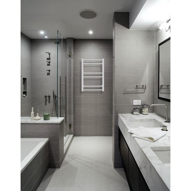 Электрический полотенцесушитель Atlantic Dalia белый 720х500х105мм 100 Вт