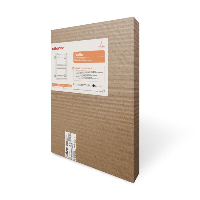 Электрический полотенцесушитель Atlantic Dalia хром 720х500х105мм 100 Вт