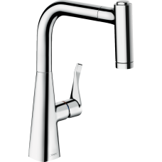Змішувач hansgrohe Metris для кухонної мийки 14834000 хром
