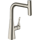 Смеситель hansgrohe Metris Select для кухонной мойки 14857800 под сталь