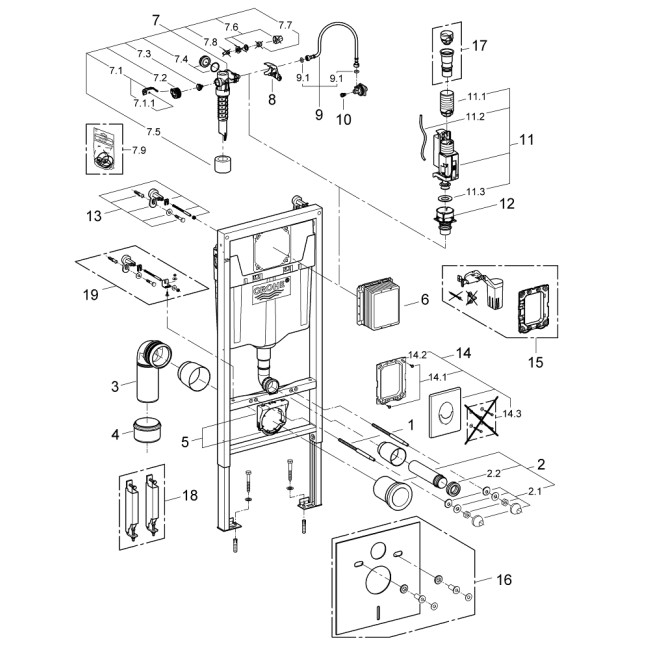 Grohe Манжета (37119000)