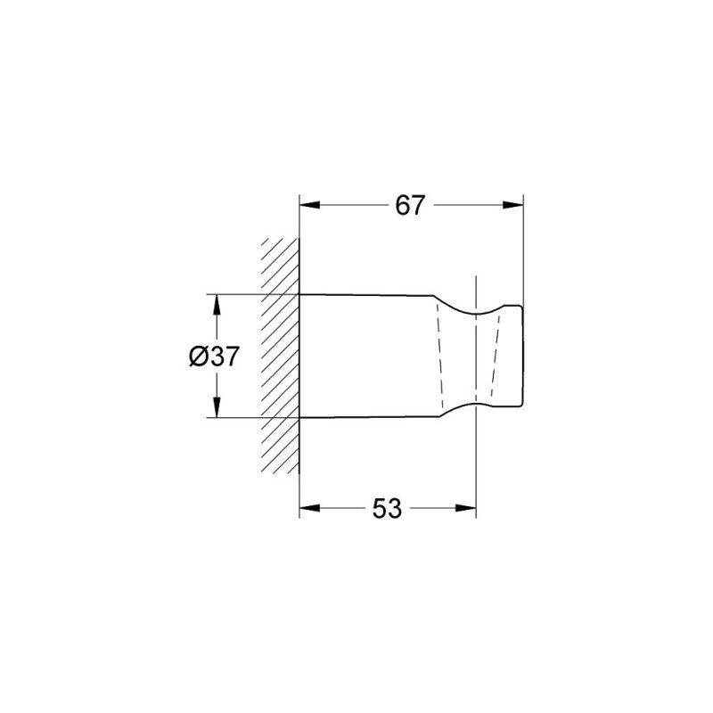 Grohe Rainshower Держатель настенный для ручного душа (27056000)
